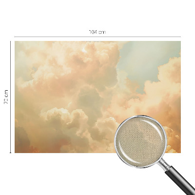 Selbstklebende Fototapete fürs Schlafzimmer mit einem Motiv aus ätherischen Wolken