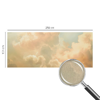 Selbstklebende Fototapete fürs Schlafzimmer mit einem Motiv aus ätherischen Wolken