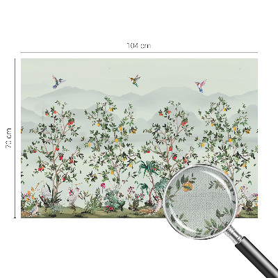 29D-Fototapete Exotische Bäume