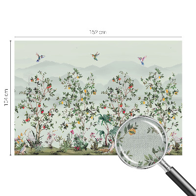 29D-Fototapete Exotische Bäume