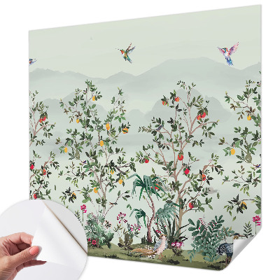 29D-Fototapete Exotische Bäume