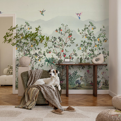 29D-Fototapete Exotische Bäume