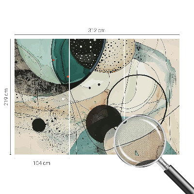 Fototapete nach Maß Bunte Kreise