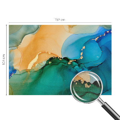 Moderne Fototapete nach Maß Bunte Wellen