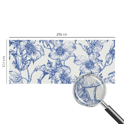 29D-Fototapete fürs Schlafzimmer Blütenzweige