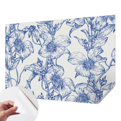 29D-Fototapete fürs Schlafzimmer Blütenzweige