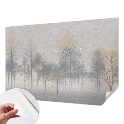 Hochwertige Bildtapete mit Waldmotiv