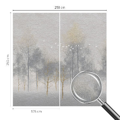 Hochwertige Bildtapete mit Waldmotiv