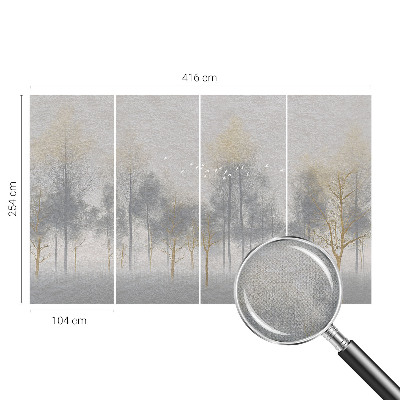 Hochwertige Bildtapete mit Waldmotiv