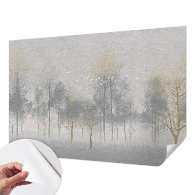Hochwertige Bildtapete mit Waldmotiv