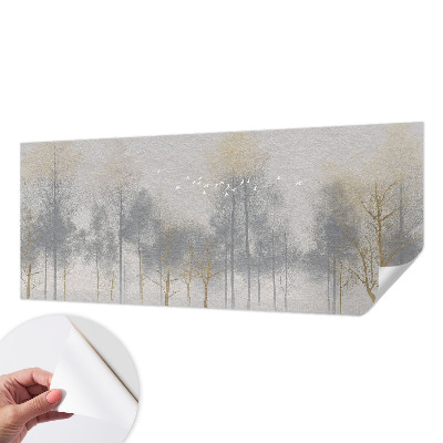 Hochwertige Bildtapete mit Waldmotiv