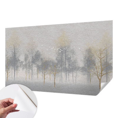 Hochwertige Bildtapete mit Waldmotiv