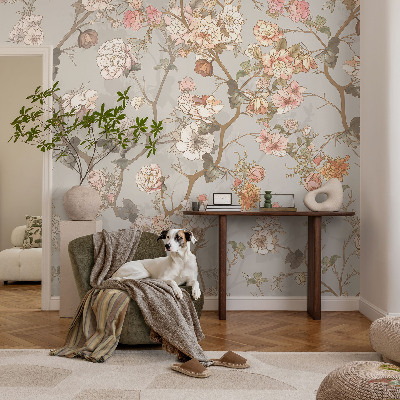 Motivtapete fürs Wohnzimmer Romantisches Muster