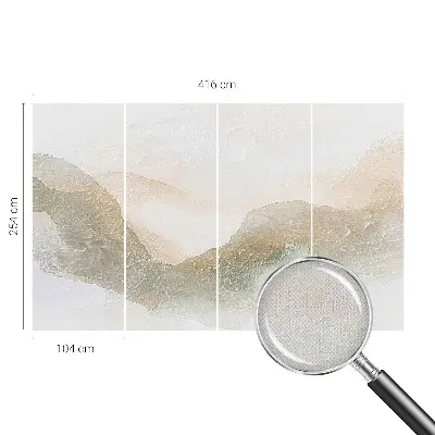 Selbstklebende Fototapete mit dezenten Streifen