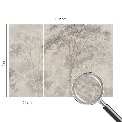 Vintage tapete Stilvolle Harmonie