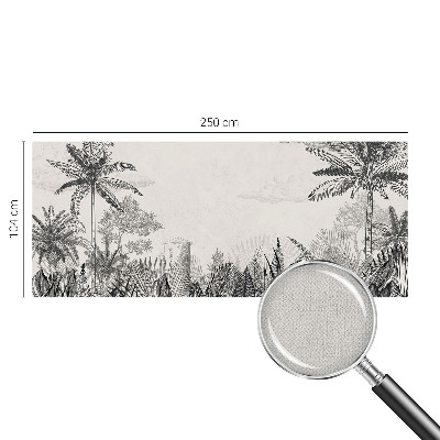 Selbstklebende Fototapete für die Wand mit einem Motiv einer tropischen Landschaft