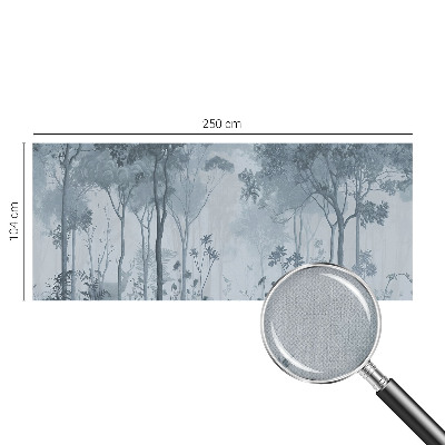 Selbstklebende Fototapete fürs Wohnzimmer Mystik des Waldes