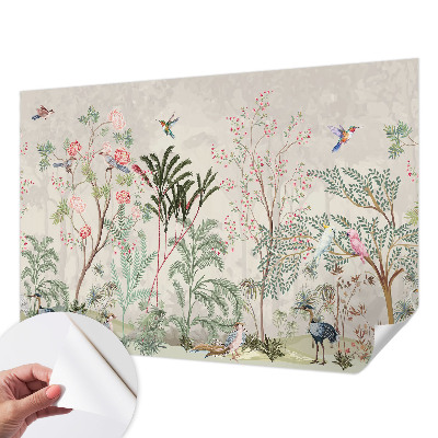 Selbstklebende Fototapete fürs Schlafzimmer Tropische Oase