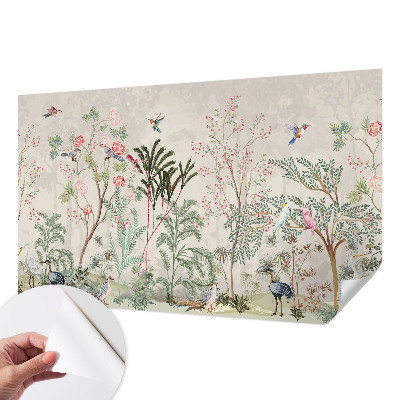 Selbstklebende Fototapete fürs Schlafzimmer Tropische Oase