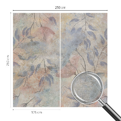 30D-Fototapete Abstrakte Blätter