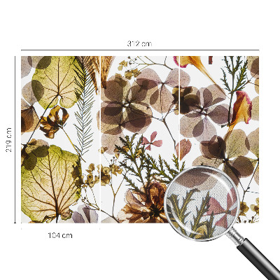 Fototapete in 3D-Optik Natürliche Zusammensetzung