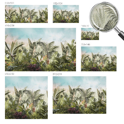 30D-Fototapete fürs Wohnzimmer Tropisches Paradies