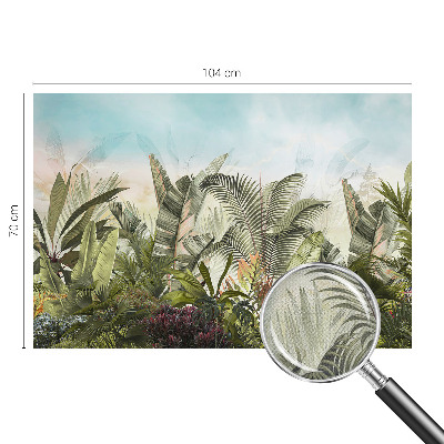 30D-Fototapete fürs Wohnzimmer Tropisches Paradies