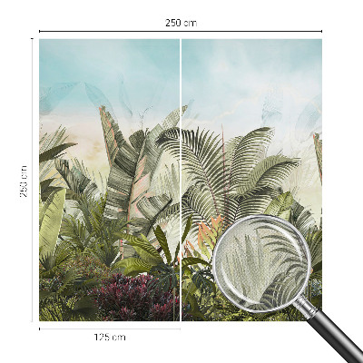 30D-Fototapete fürs Wohnzimmer Tropisches Paradies