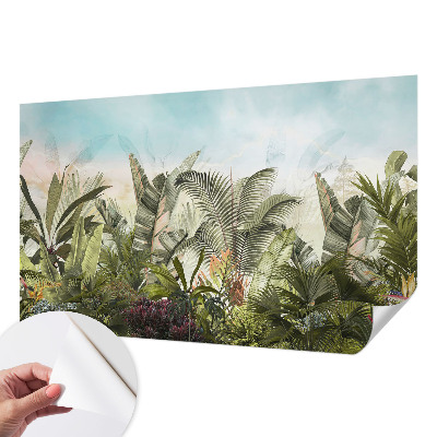 30D-Fototapete fürs Wohnzimmer Tropisches Paradies
