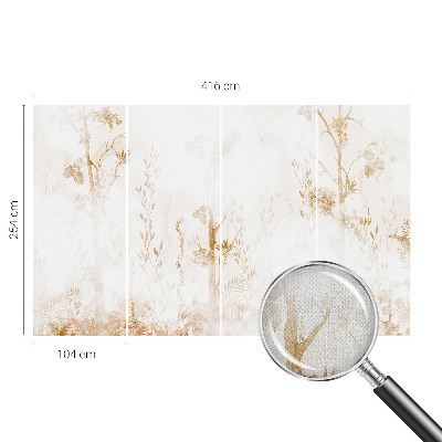 Vintage tapete Botanische Eleganz