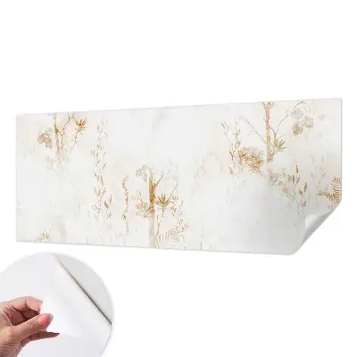 Vintage Tapete mit botanischem Motiv in eleganter Optik