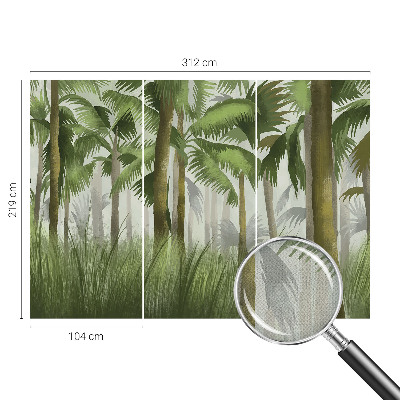 Selbstklebende Fototapete Tropischer Wald