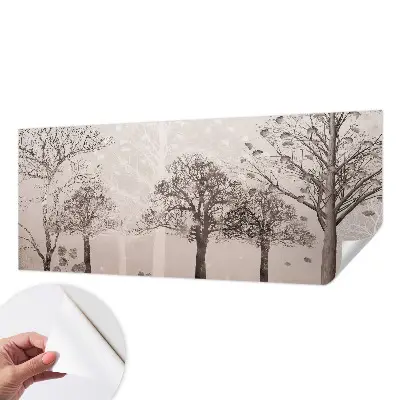 Selbstklebende Fototapete fürs Schlafzimmer mit zartem Baum-Motiv