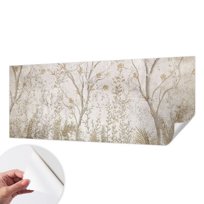 Selbstklebende Fototapete fürs Kinderzimmer Eine Waldecke