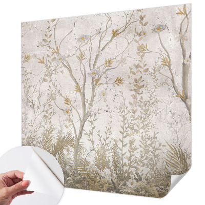 Selbstklebende Fototapete fürs Kinderzimmer Eine Waldecke