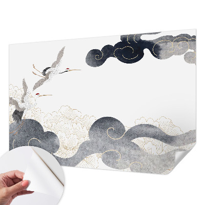 31D-Fototapete Kraniche im Flug