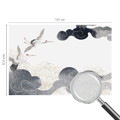 31D-Fototapete Kraniche im Flug