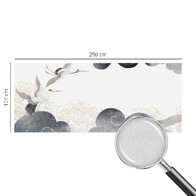 31D-Fototapete Kraniche im Flug