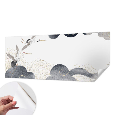 31D-Fototapete Kraniche im Flug