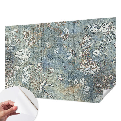 31D-Fototapete fürs Wohnzimmer Romantische Rosen