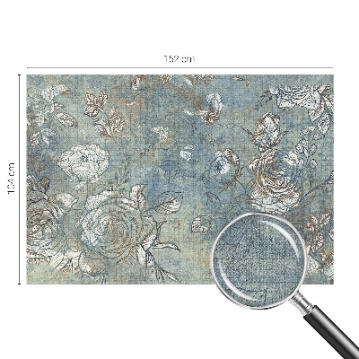 31D-Fototapete fürs Wohnzimmer Romantische Rosen