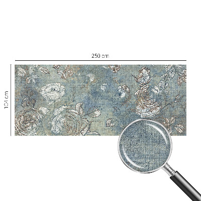 31D-Fototapete fürs Wohnzimmer Romantische Rosen