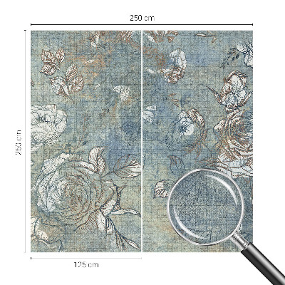 31D-Fototapete fürs Wohnzimmer Romantische Rosen