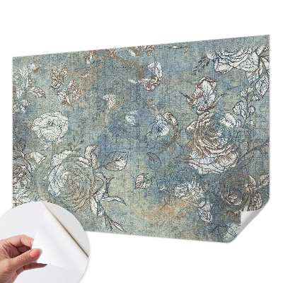 31D-Fototapete fürs Wohnzimmer Romantische Rosen