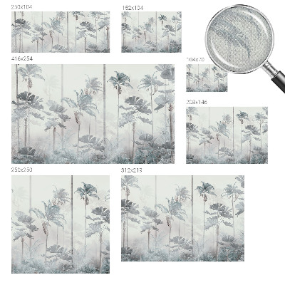 31D-Fototapete fürs Schlafzimmer Tropische Landschaft