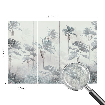 31D-Fototapete fürs Schlafzimmer Tropische Landschaft