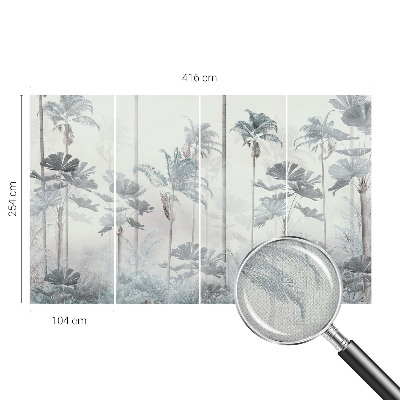 31D-Fototapete fürs Schlafzimmer Tropische Landschaft