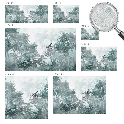 Fototapete nach Maß Exotisches Grün