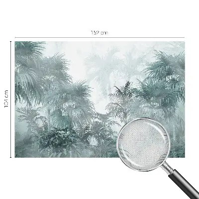 Fototapete nach Maß mit exotischem Grün