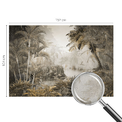 Motivtapete fürs Wohnzimmer Tropischer Wald